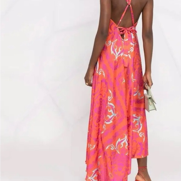 PINKO Motif-Print Halterneck Dress - Picture 1 of 13